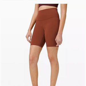 Lululemon align high rise bike shorts 8”